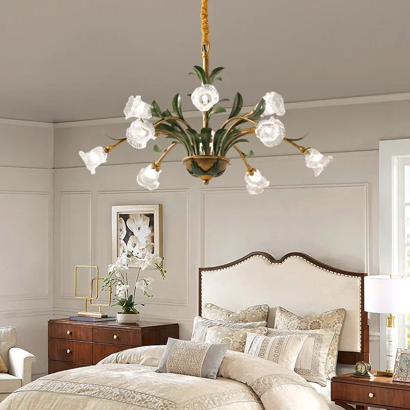 SANDYHA French Pastoral Multi Head Chandelier Warm Light Creative Flower Lamp Living Room Restaurant Decorative Retro Pendant
SANDYHA French Pastoral Multi Head Chandelier Warm Light Creative Flower Lamp Living Room Restaurant Decorative Retro Pendant