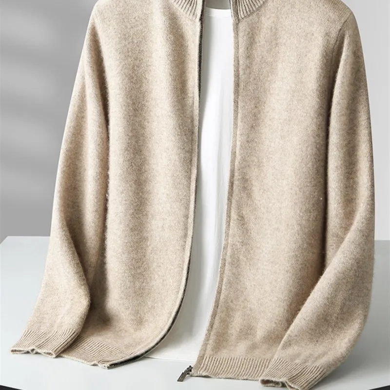 Autumn Winter Thiened Pure Wool Knitted Cardigan Men's Long Sve Camere Jaet Versatile Casual Wear Resistant to Defor...
Autumn Winter Thiened Pure Wool Knitted Cardigan Men's Long Sve Camere Jaet Versatile Casual Wear Resistant to Defor...