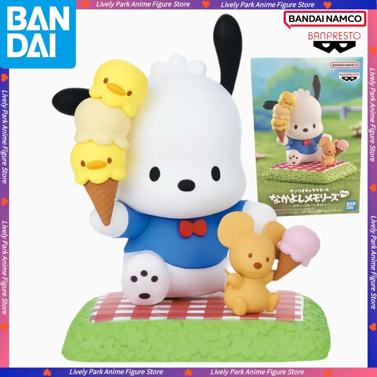 In Stock BANDAI Original Figure Friendly Memories Pochacco Anime Action Figures Model Statue Kids Toy Decoration Christmas Gifts
In Stock BANDAI Original Figure Friendly Memories Pochacco Anime Action Figures Model Statue Kids Toy Decoration Christmas Gifts