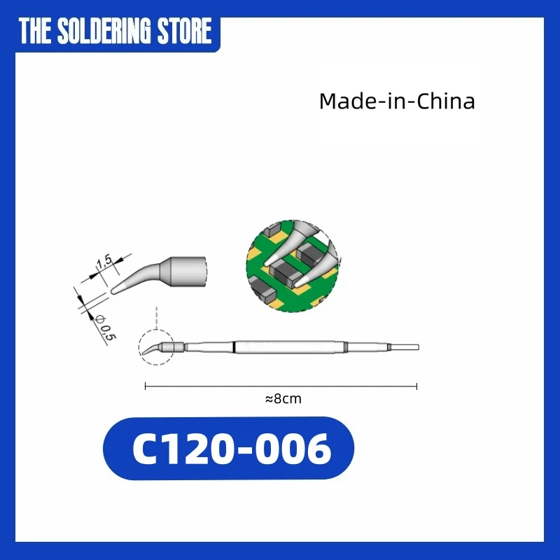 C120-006 Cartridge Soldering Tips жало compatible for JBC AM120A Tweezers Handle, PLEASE CONTACT US CHECK STOCK BEFORE BUYING
C120-006 Cartridge Soldering Tips жало compatible for JBC AM120A Tweezers Handle, PLEASE CONTACT US CHECK STOCK BEFORE BUYING
