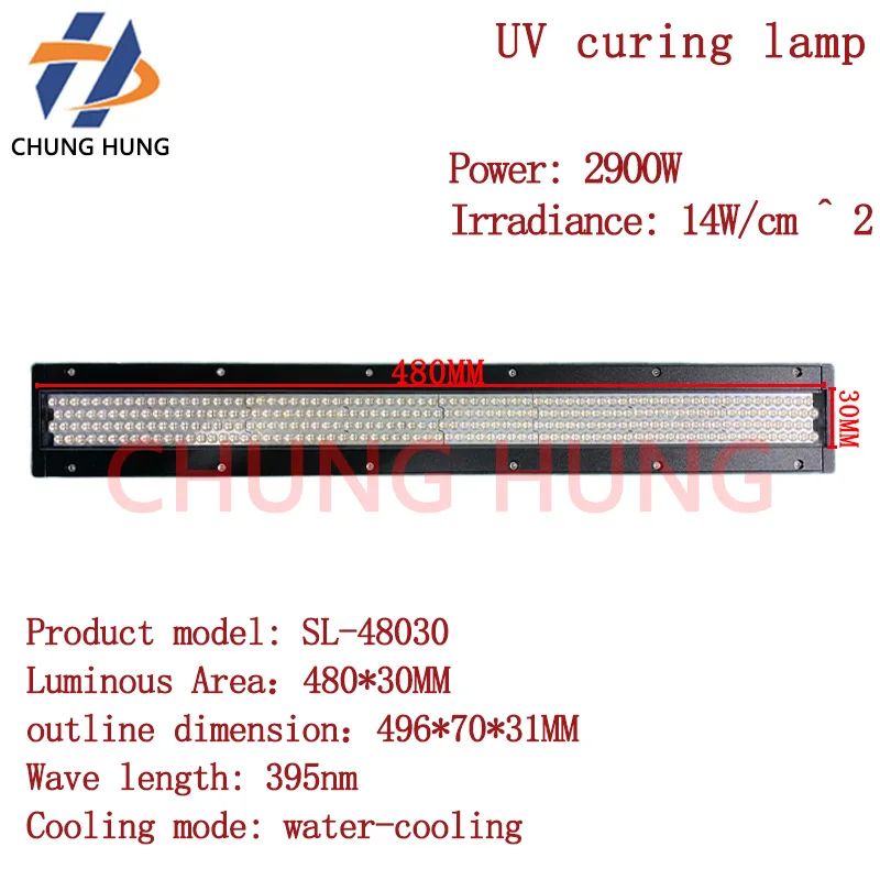 High power UV LED curing lamp system water-cooled 2900W LED UV lamp 395nm flexible label screen printing ink curing lamp
High power UV LED curing lamp system water-cooled 2900W LED UV lamp 395nm flexible label screen printing ink curing lamp
