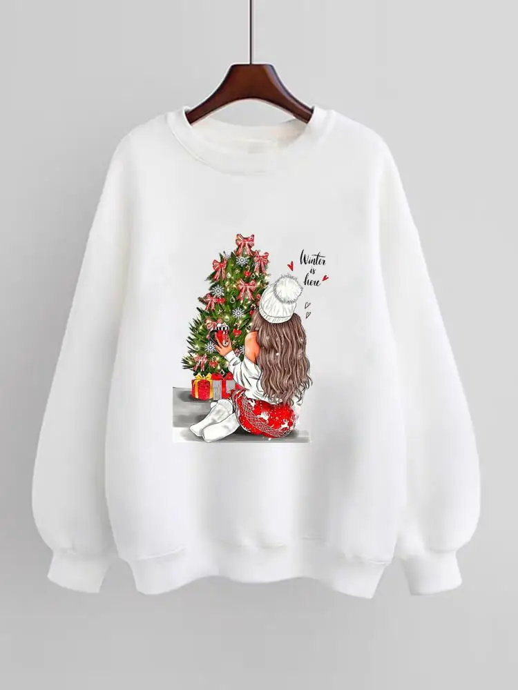 Style Cute Trend 90s Spring Winter Pullovers Women Fleece Clothing New Year Fashion Christmas Print Female Graphic Sweatshirts
Style Cute Trend 90s Spring Winter Pullovers Women Fleece Clothing New Year Fashion Christmas Print Female Graphic Sweatshirts