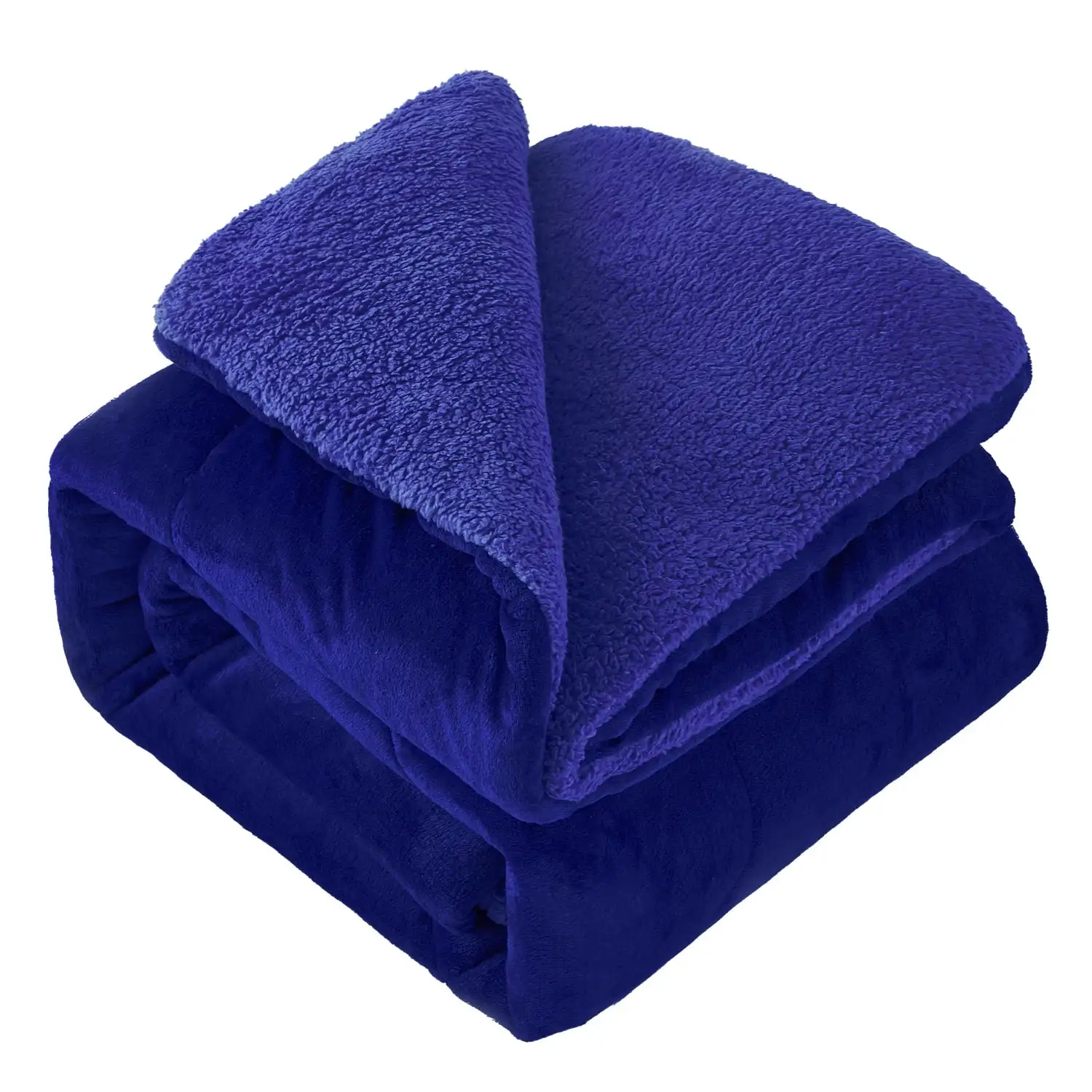 Sherpa Fleece Bed Blankets, Navy Thick Warm Borrego Queen Blanket for Bed, 75X83
Sherpa Fleece Bed Blankets, Navy Thick Warm Borrego Queen Blanket for Bed, 75X83