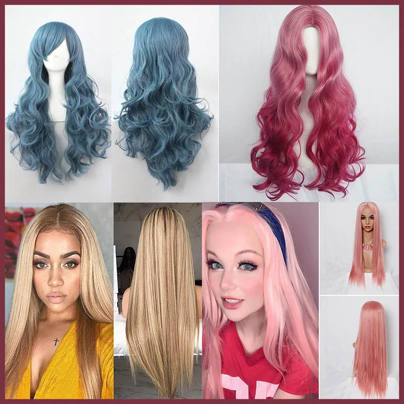 Wig CoverFemale Hair Gold Pink synthetic Wigs Women Brazilian Remy Hair Cheap Popular Hairstyles For Straight And Curly Hair
Wig CoverFemale Hair Gold Pink synthetic Wigs Women Brazilian Remy Hair Cheap Popular Hairstyles For Straight And Curly Hair
