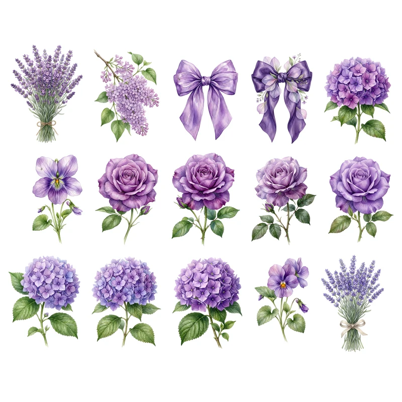Purple Flower Theme Iron-on Transfer Stickers, Design Decals Heat Pressed Decals, Vinyl Heat Transfer Patches for
Purple Flower Theme Iron-on Transfer Stickers, Design Decals Heat Pressed Decals, Vinyl Heat Transfer Patches for