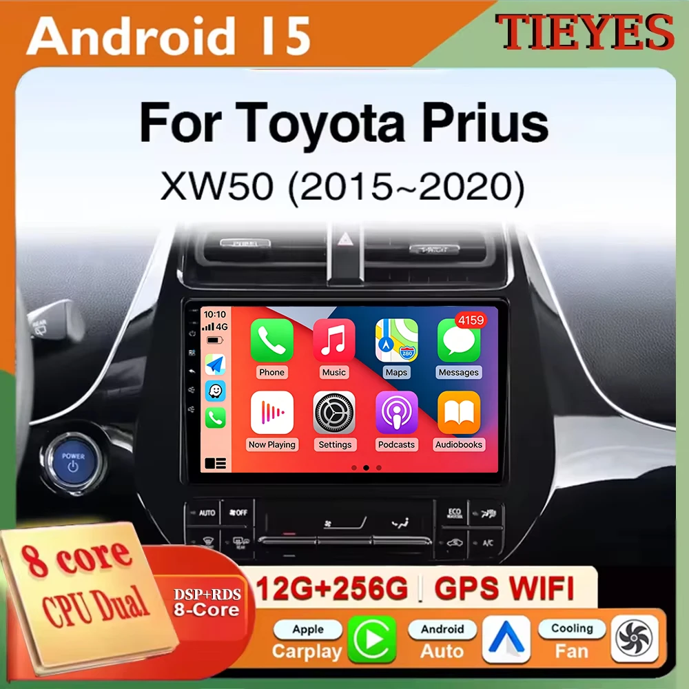 For Toyota Prius 2015 2016 2017 2018 2019 2020 XW50 Android 15 Carplay+Auto Car Radio Multimedia Player Auto Head Unit Navigatio
For Toyota Prius 2015 2016 2017 2018 2019 2020 XW50 Android 15 Carplay+Auto Car Radio Multimedia Player Auto Head Unit Navigatio