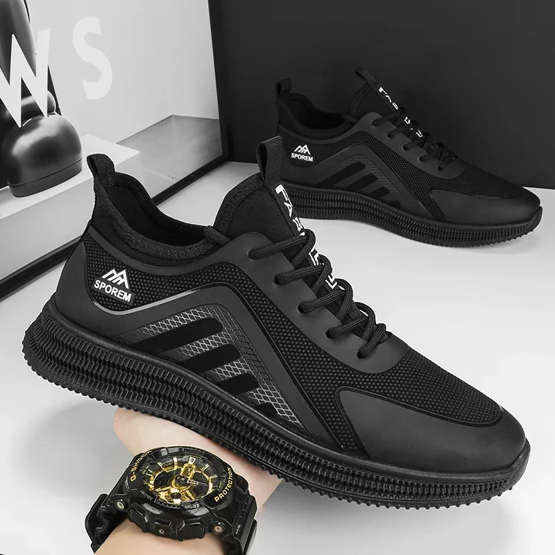 Men's Lightweight Soft Sole Casual Comfortable Shoes Thin Flat Bottom Resistant To Dirt Trendy Streamline Anti-slip Sports Shoes
Men's Lightweight Soft Sole Casual Comfortable Shoes Thin Flat Bottom Resistant To Dirt Trendy Streamline Anti-slip Sports Shoes