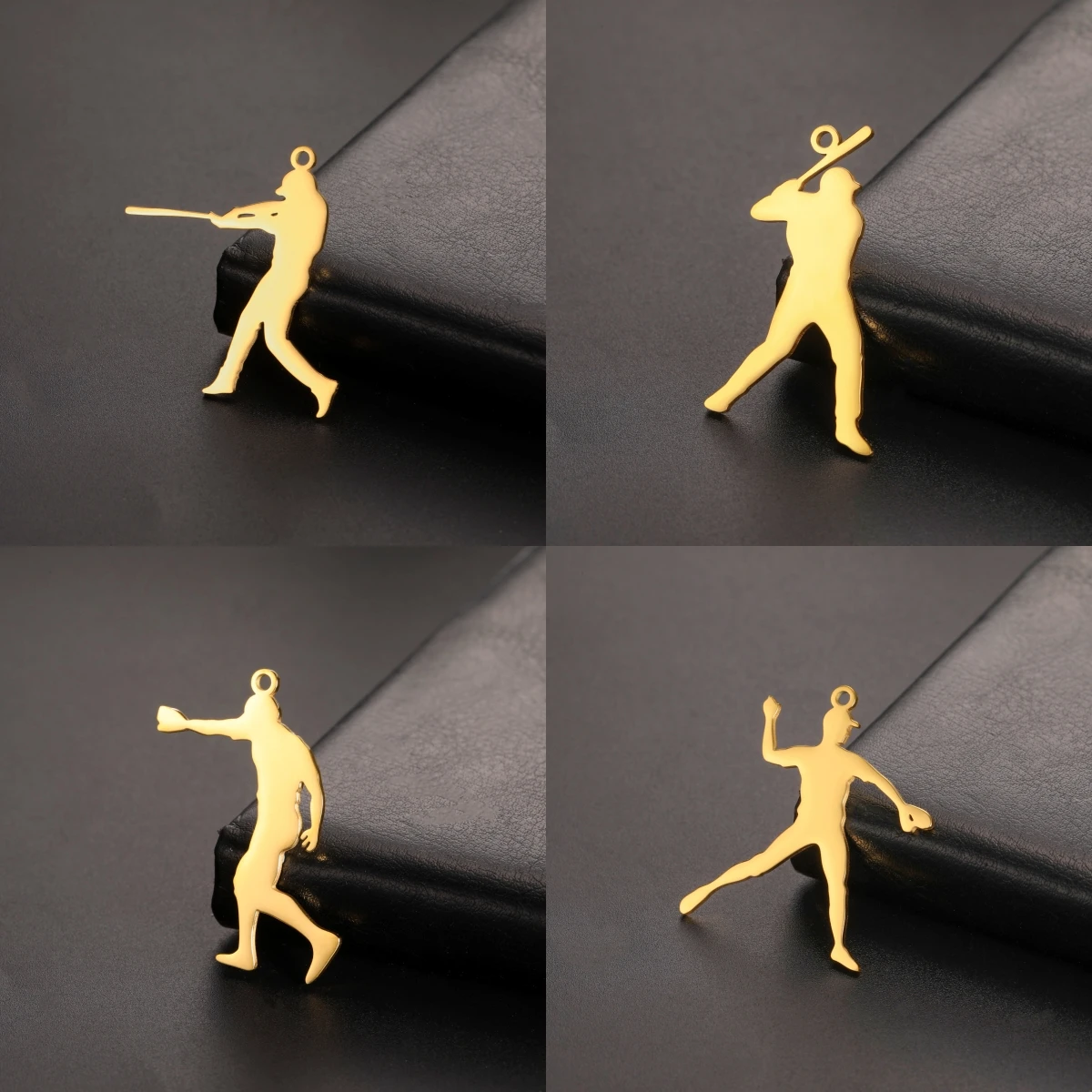 Trendy Stainless Steel Baseball Pitcher Catcher Hitter Charms Sport Player Pendant For Jewelry Making Supplies Diy 
Trendy Stainless Steel Baseball Pitcher Catcher Hitter Charms Sport Player Pendant For Jewelry Making Supplies Diy