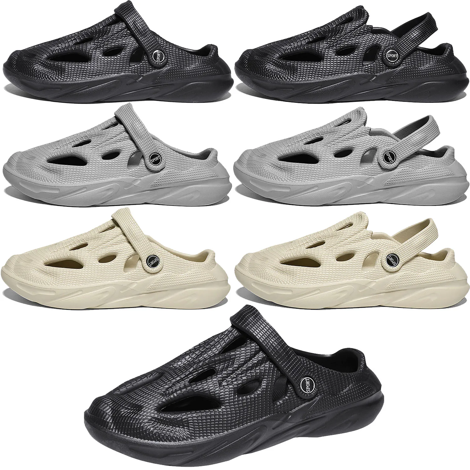 Unisex Garden Clogs Water Shoes Beach Shoes Slippers Sandals Air Cushion Lightweight Comfortable Stress-relieving and soft
Unisex Garden Clogs Water Shoes Beach Shoes Slippers Sandals Air Cushion Lightweight Comfortable Stress-relieving and soft