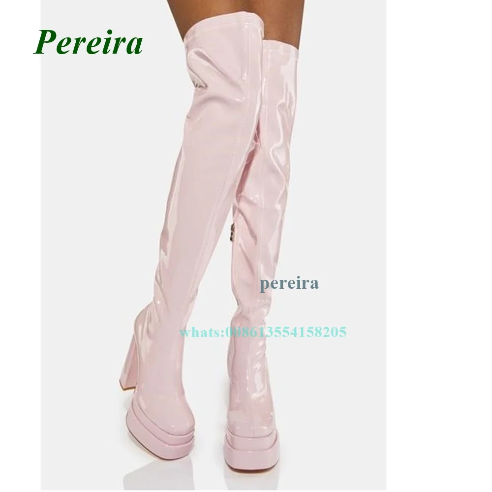 Spring and Autumn New Pink Boots 2022 Square Toe Platform Chunky Heel Boots Women Shoes Over The Knee Side Zip High Heels Sexy
Spring and Autumn New Pink Boots 2022 Square Toe Platform Chunky Heel Boots Women Shoes Over The Knee Side Zip High Heels Sexy