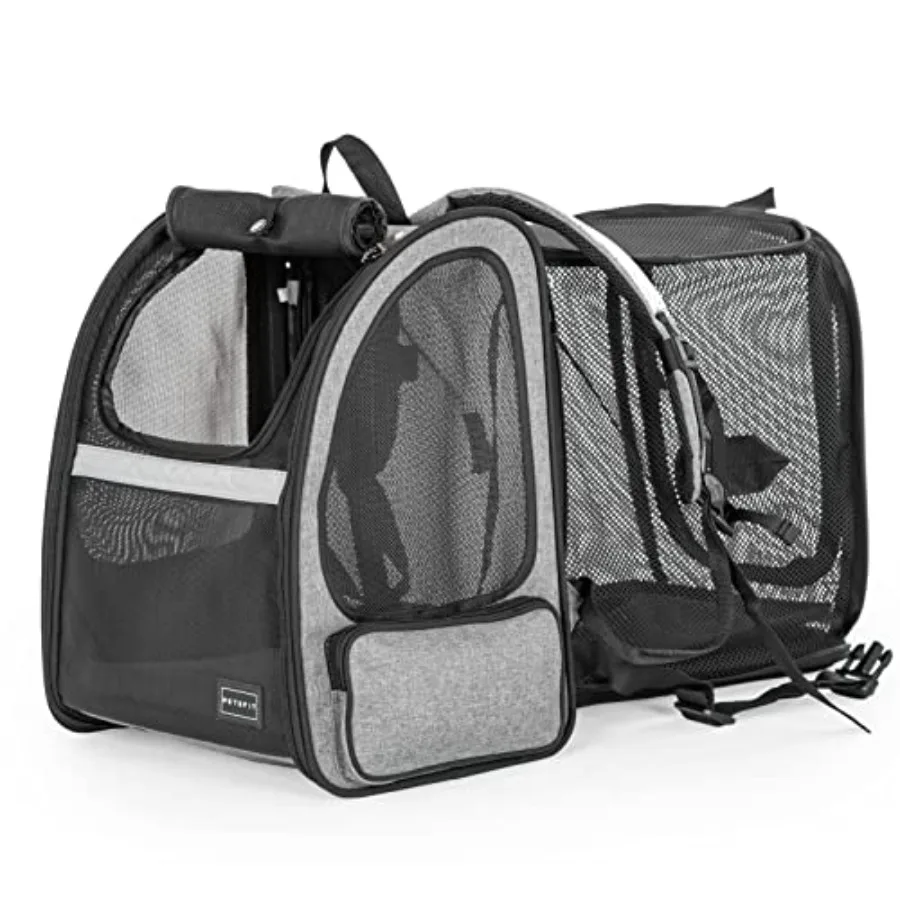 Dog Backpack Carrier, Cat Backpacks Expandable with Great Ventilation, Fleece Mat, Perfect for Hiking, Camping Hold Pets Under
Dog Backpack Carrier, Cat Backpacks Expandable with Great Ventilation, Fleece Mat, Perfect for Hiking, Camping Hold Pets Under