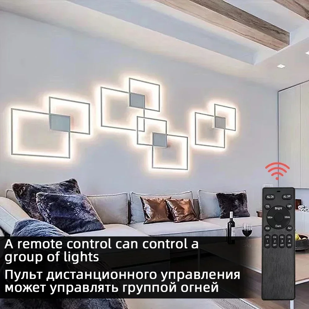 Современный минималистичный настенный светильник для гостиной, декоративные настенные светильники для спальни, креативные квадратные светодиодные Настенные светильники
Современный минималистичный настенный светильник для гостиной, декоративные настенные светильники для спальни, креативные квадратные светодиодные Настенные светильники