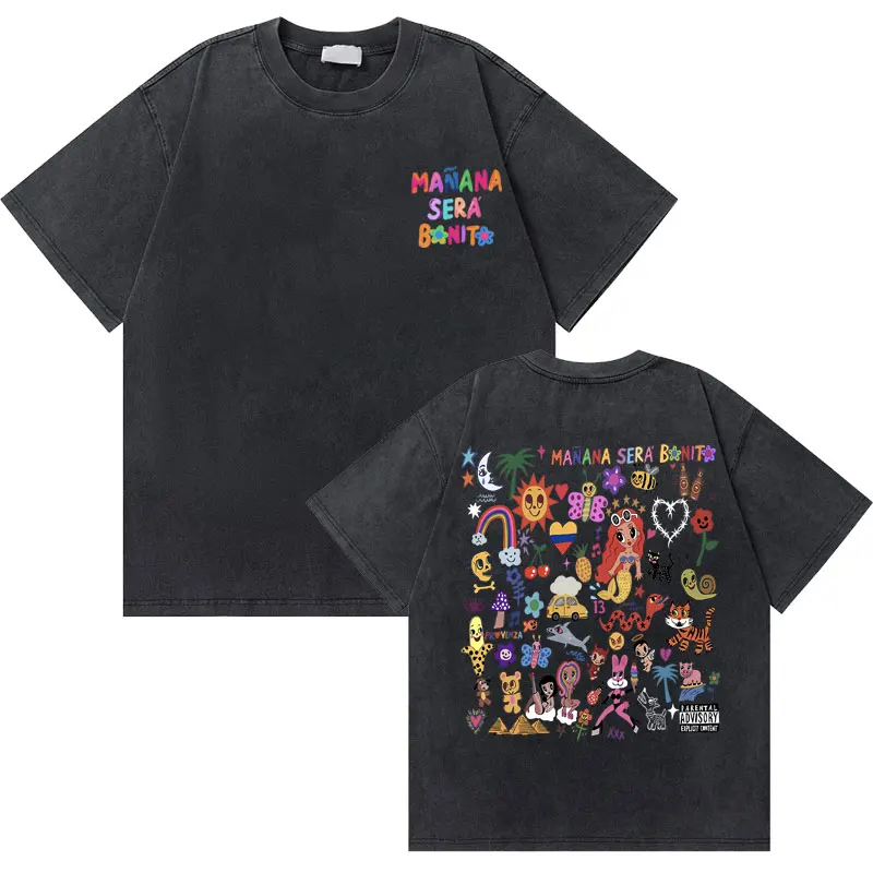 Washed Vintage Karol G Manana Sera Bichota Graphic Tshirt Men Women Fashion Casual Tees Men's Oversized Tshirt Male Streetwear
Washed Vintage Karol G Manana Sera Bichota Graphic Tshirt Men Women Fashion Casual Tees Men's Oversized Tshirt Male Streetwear