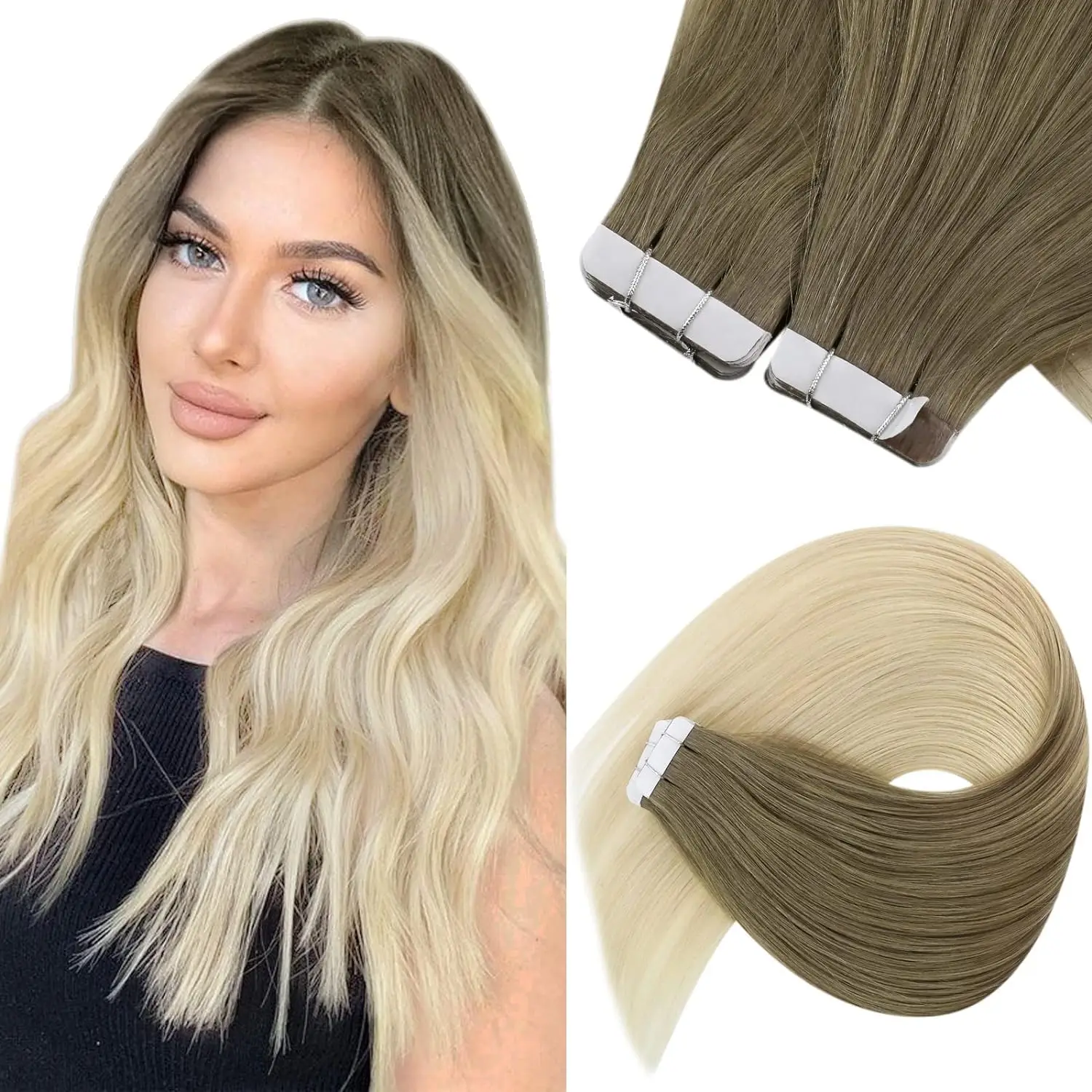 VeSunny Tape in Hair Extensions Human Hair Ombre Hair Extensions Real Human Hair tape in human hairNatural human hair extension
VeSunny Tape in Hair Extensions Human Hair Ombre Hair Extensions Real Human Hair tape in human hairNatural human hair extension