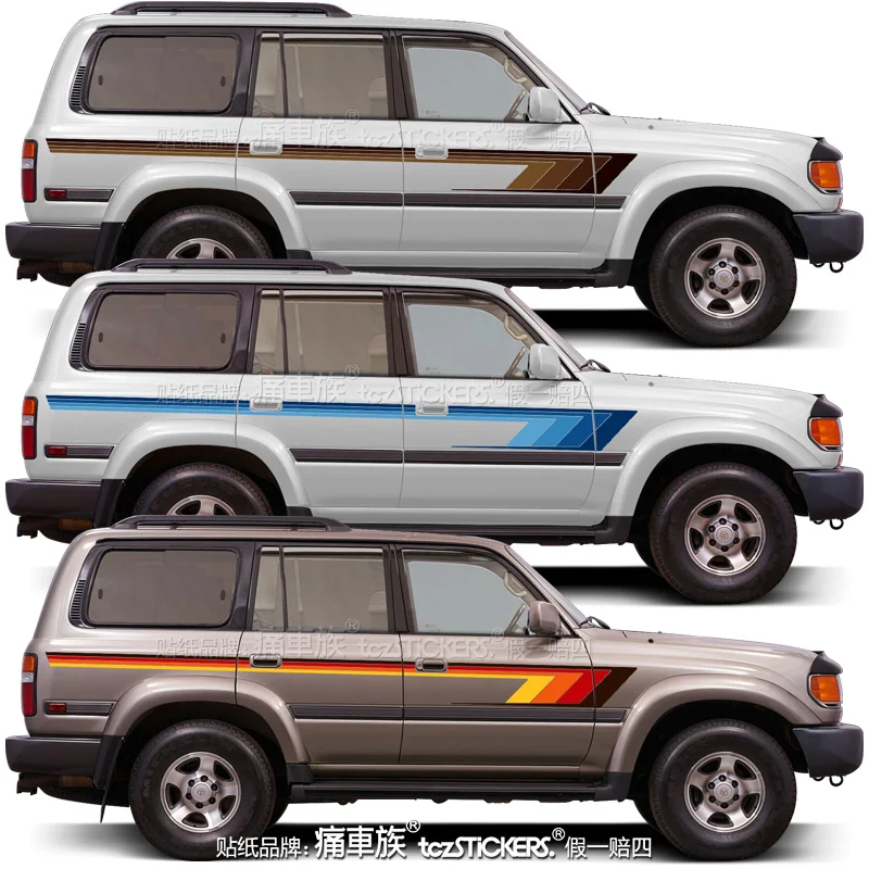 Автомобильная Наклейка для Toyota Land Cruiser LC80, модификация кузова, модные аксессуары для внедорожников
Автомобильная Наклейка для Toyota Land Cruiser LC80, модификация кузова, модные аксессуары для внедорожников
