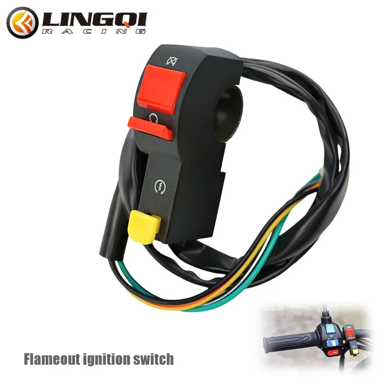 Pit Dirt Bike Motorcycle Engine Starter Stop Switch Ignition Start Flameout 22mm Handlebar Push Button Controller 12V ATV Moto
Pit Dirt Bike Motorcycle Engine Starter Stop Switch Ignition Start Flameout 22mm Handlebar Push Button Controller 12V ATV Moto