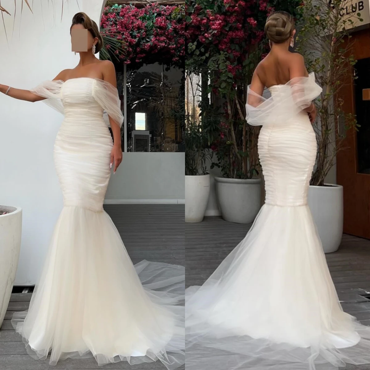 Customized Formal White Evening Dress Temperament Celebrity Gowns Strapless Off the Shoulder Backless Special Occasion Gowns
Customized Formal White Evening Dress Temperament Celebrity Gowns Strapless Off the Shoulder Backless Special Occasion Gowns