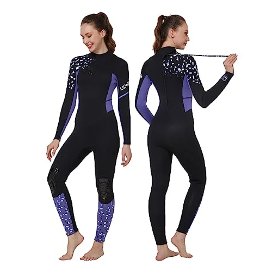 Full Wetsuits for Men and Women, 3mm Neoprene, Black, Back Zip Design for Easy Wear and Enhanced Flexibility
Full Wetsuits for Men and Women, 3mm Neoprene, Black, Back Zip Design for Easy Wear and Enhanced Flexibility