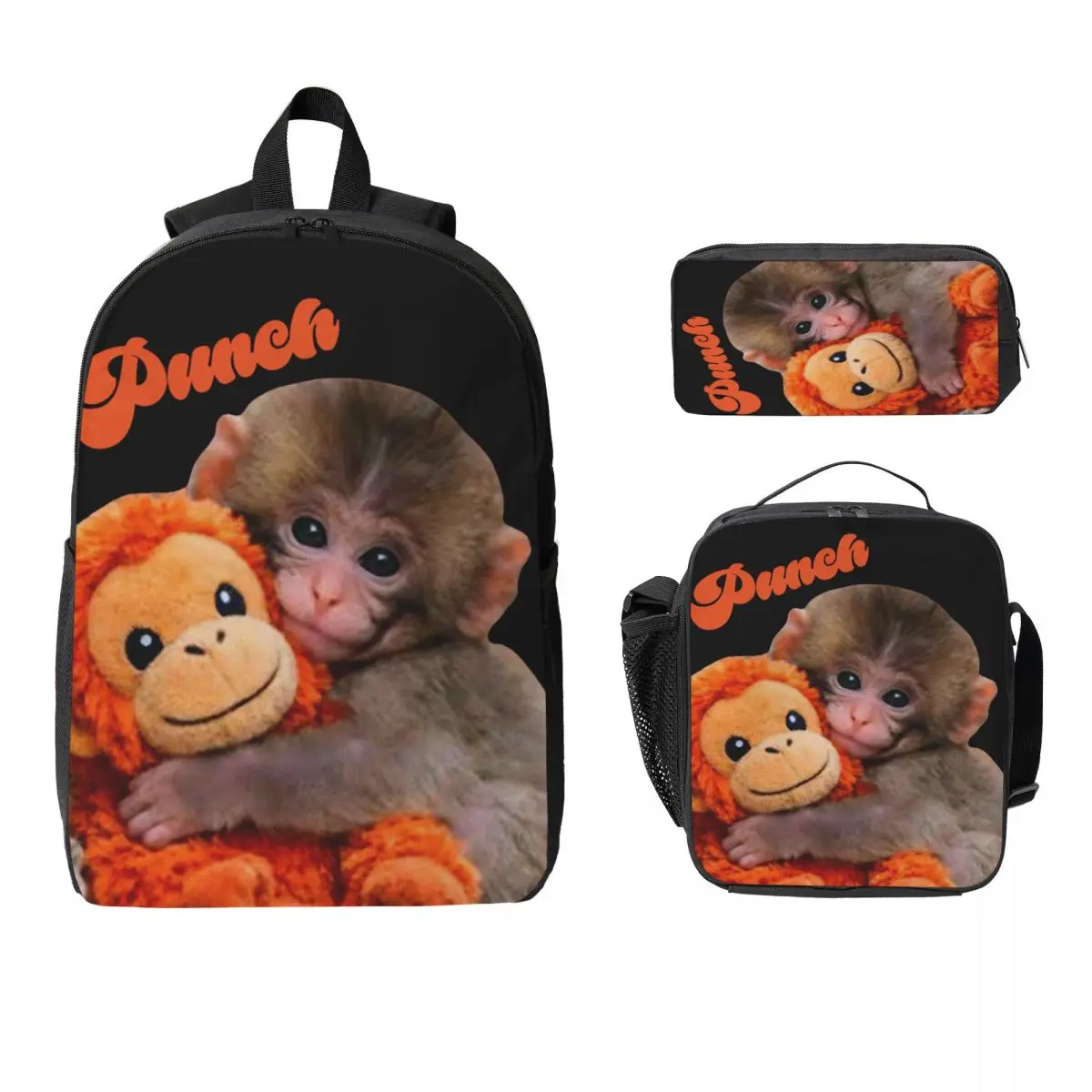 Детский рюкзак Baby Punch Monkey, вирусный хит: школьный ранец, сумка для обедов и пенал для мальчиков и девочек, набор Kawaii
Детский рюкзак Baby Punch Monkey, вирусный хит: школьный ранец, сумка для обедов и пенал для мальчиков и девочек, набор Kawaii