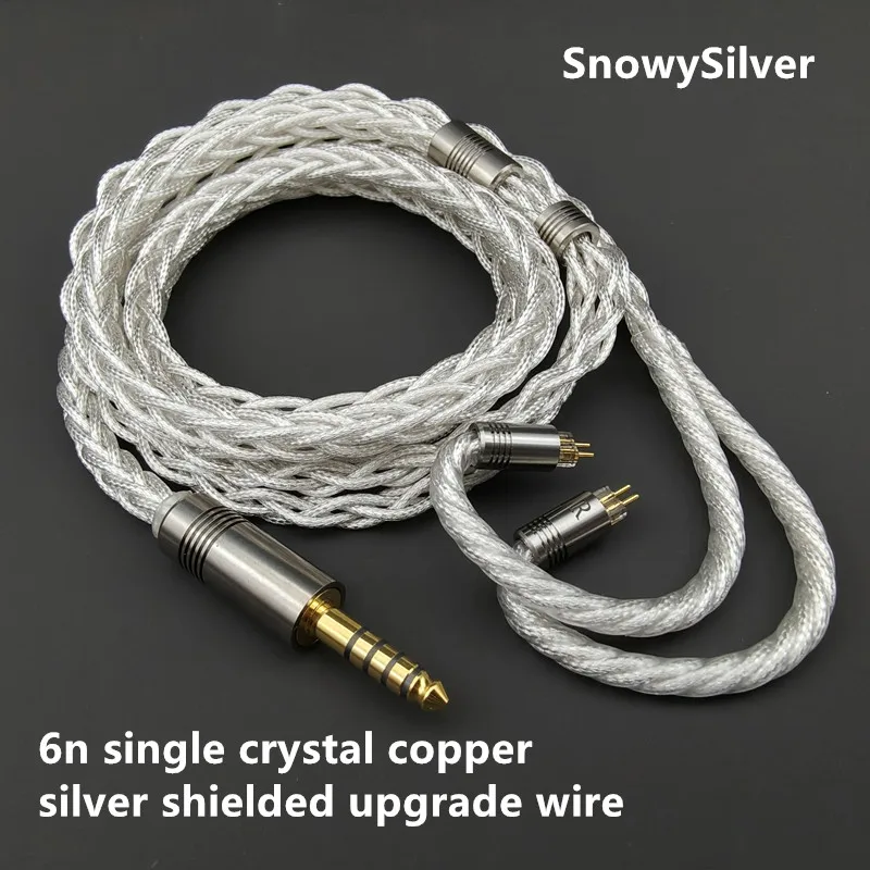 Snowlune HIFI OCCHIFI OCCmmcx Headphone Cable 2.5 Balance 4.4 ie40pro Single crystal Copper Silver Plated upgrade cable ie80s 0.
Snowlune HIFI OCCHIFI OCCmmcx Headphone Cable 2.5 Balance 4.4 ie40pro Single crystal Copper Silver Plated upgrade cable ie80s 0.