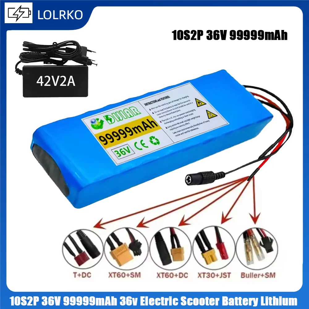 New 36V 99999mAh 36v Electric Scooter Battery Lithium Electric Scooter 500W Electric Scooter Battery 36v 10s2p Battery
New 36V 99999mAh 36v Electric Scooter Battery Lithium Electric Scooter 500W Electric Scooter Battery 36v 10s2p Battery