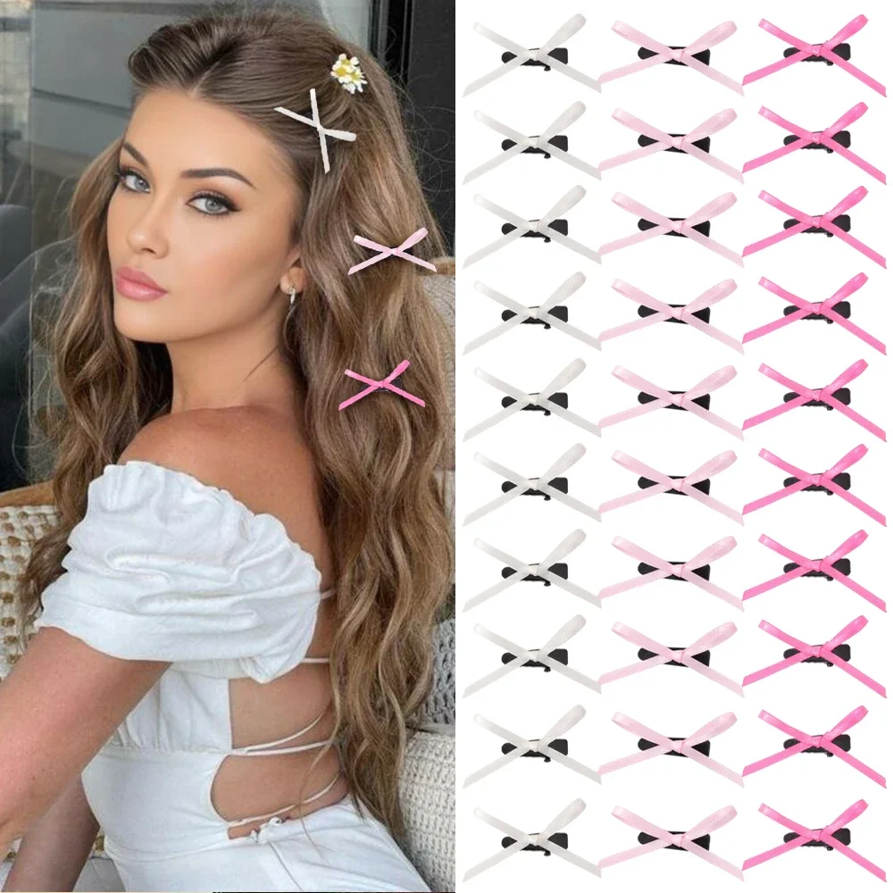 10pcs/set 2'' Mini Bowknot Hair Clips Ballet Ribbon for Women Girls Sweet Fairy Bang Clip Headwear Barrette Hair Accessories
10pcs/set 2'' Mini Bowknot Hair Clips Ballet Ribbon for Women Girls Sweet Fairy Bang Clip Headwear Barrette Hair Accessories