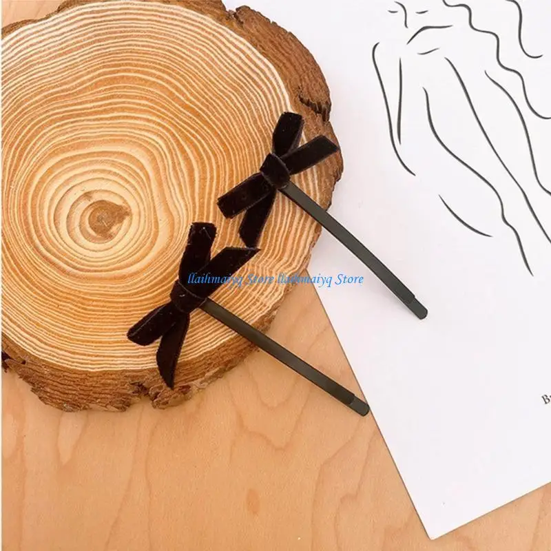 573B 2pcs Korean Bloggers Same Super Mini Velvets Bows Barrettes Side Clip Hair Rope Clip Headwear Hair Clip
573B 2pcs Korean Bloggers Same Super Mini Velvets Bows Barrettes Side Clip Hair Rope Clip Headwear Hair Clip