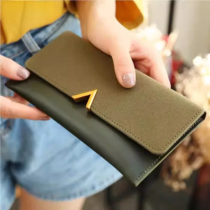 Fashionable Long Thin Women's Wallet 2026 New Style Splicing Design Simple Retro Matte PU Leather Clutch Card Holder
Fashionable Long Thin Women's Wallet 2026 New Style Splicing Design Simple Retro Matte PU Leather Clutch Card Holder