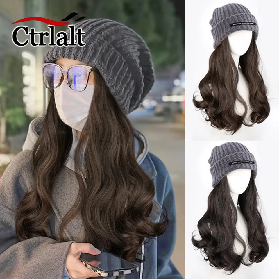 Synthetic Warm Knitted Hat Wig Brown Wavy Curly Wig Natural Connect Elastic Hat Wig For Girl Party Warm and Fashionable
Synthetic Warm Knitted Hat Wig Brown Wavy Curly Wig Natural Connect Elastic Hat Wig For Girl Party Warm and Fashionable