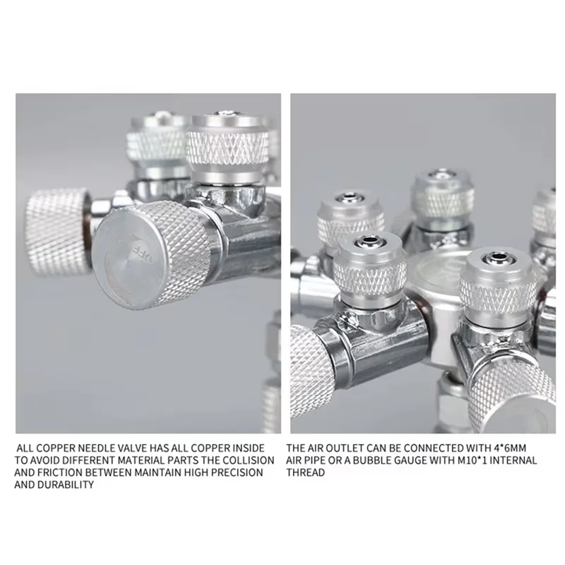 CO2 Distributor Splitter CO2 Pressure Reducing Gauge Multi Way CO2 Distributor Splitter Needle Valve For Solenoid Regulat A
CO2 Distributor Splitter CO2 Pressure Reducing Gauge Multi Way CO2 Distributor Splitter Needle Valve For Solenoid Regulat A