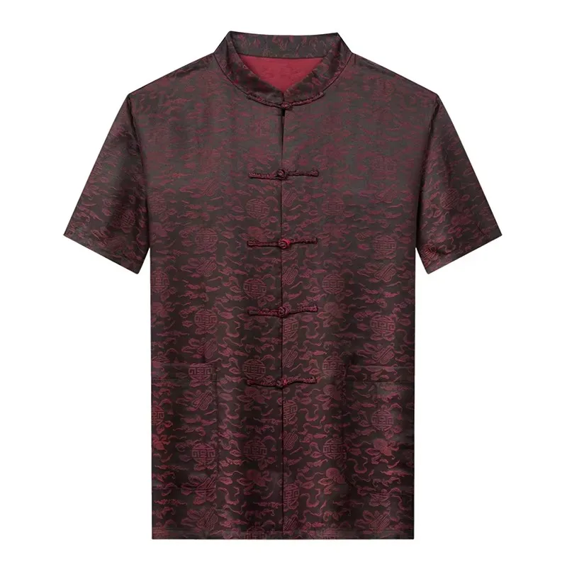 National Style Tang Costume Silk Blends Shirts For Men Print Frog Summer Quality Smooth Comfortable Big Pocket Camisas De Hombre
National Style Tang Costume Silk Blends Shirts For Men Print Frog Summer Quality Smooth Comfortable Big Pocket Camisas De Hombre