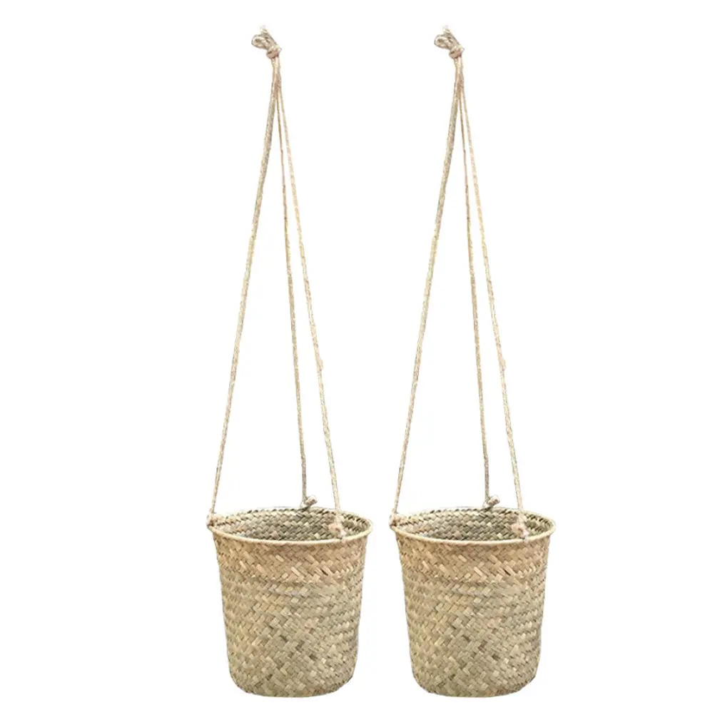 2Pcs Weaving Flower Container Handmade Straw Flower Basket for Indoor Plant Holder and Eco-Friendly Decorative Vase
2Pcs Weaving Flower Container Handmade Straw Flower Basket for Indoor Plant Holder and Eco-Friendly Decorative Vase
