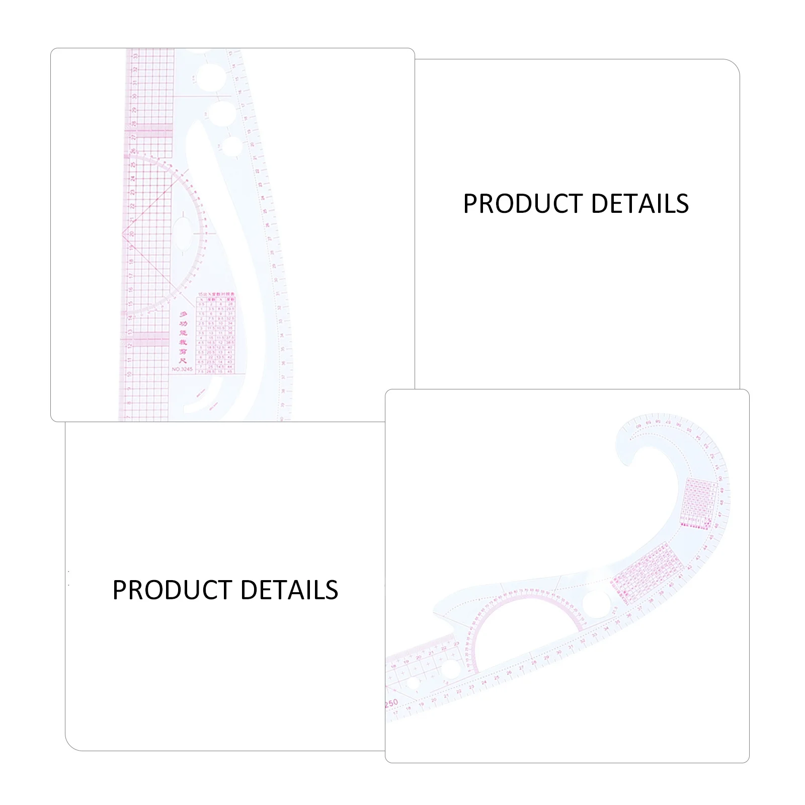 1 set 1 Setlightweight Sewing Ruler Multi-Function Clothing Sample Proofing Patchwork Tool For Tailors Students Designers
1 set 1 Setlightweight Sewing Ruler Multi-Function Clothing Sample Proofing Patchwork Tool For Tailors Students Designers