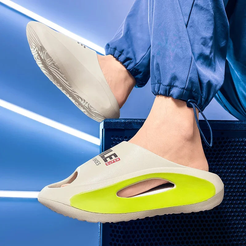 Men's 2025 New Thick Soled Beach Slippers for Summer Outdoor Wear, Anti Slip Cool Slippers for Indoor and Outdoor Women's Shoes
Men's 2025 New Thick Soled Beach Slippers for Summer Outdoor Wear, Anti Slip Cool Slippers for Indoor and Outdoor Women's Shoes