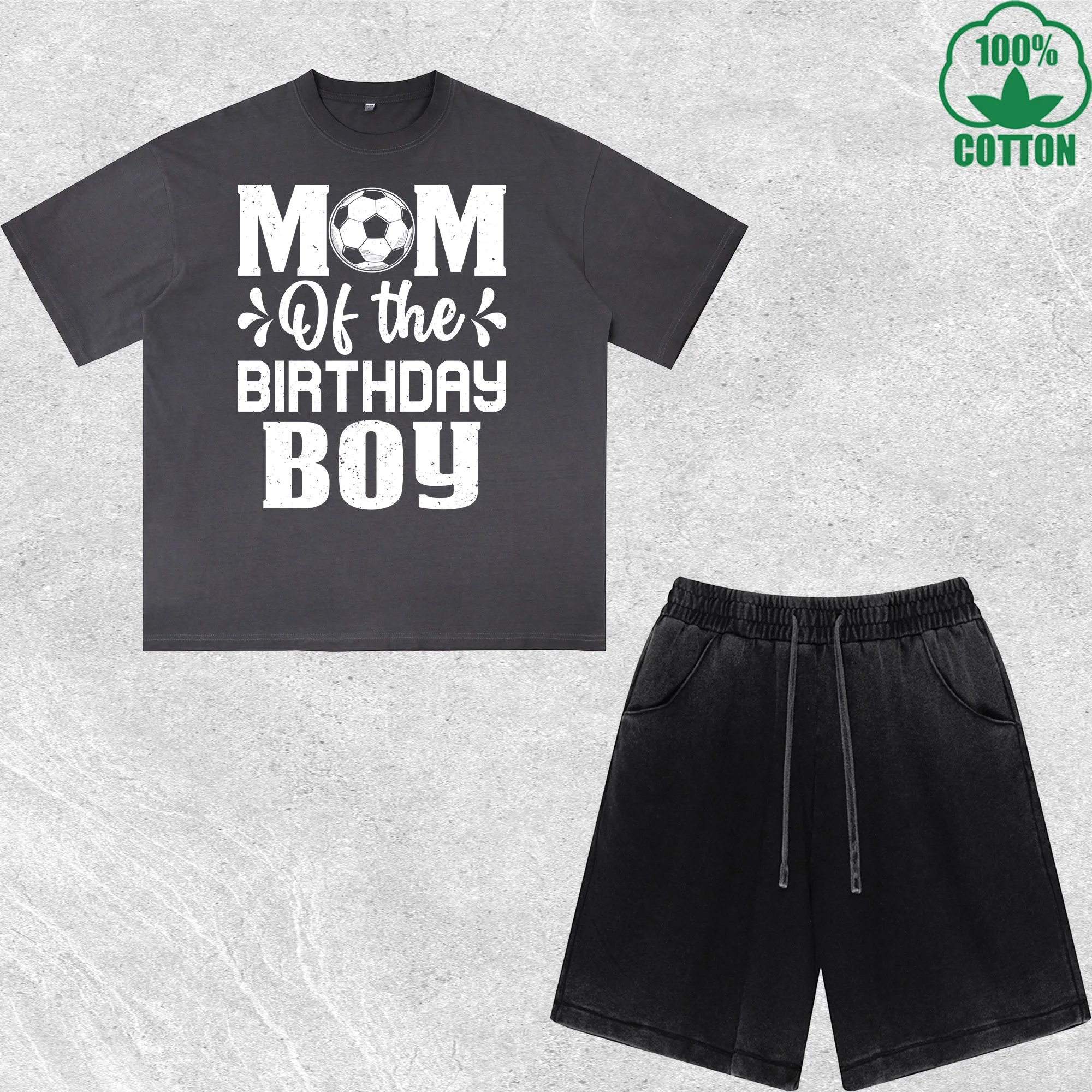 Mom Birthday Boy Printed Dirty Wash T-Shirt Shorts Set Multicolor Combo Loose Trendy Fashionable 100%Cotton Short Value Pack
Mom Birthday Boy Printed Dirty Wash T-Shirt Shorts Set Multicolor Combo Loose Trendy Fashionable 100%Cotton Short Value Pack