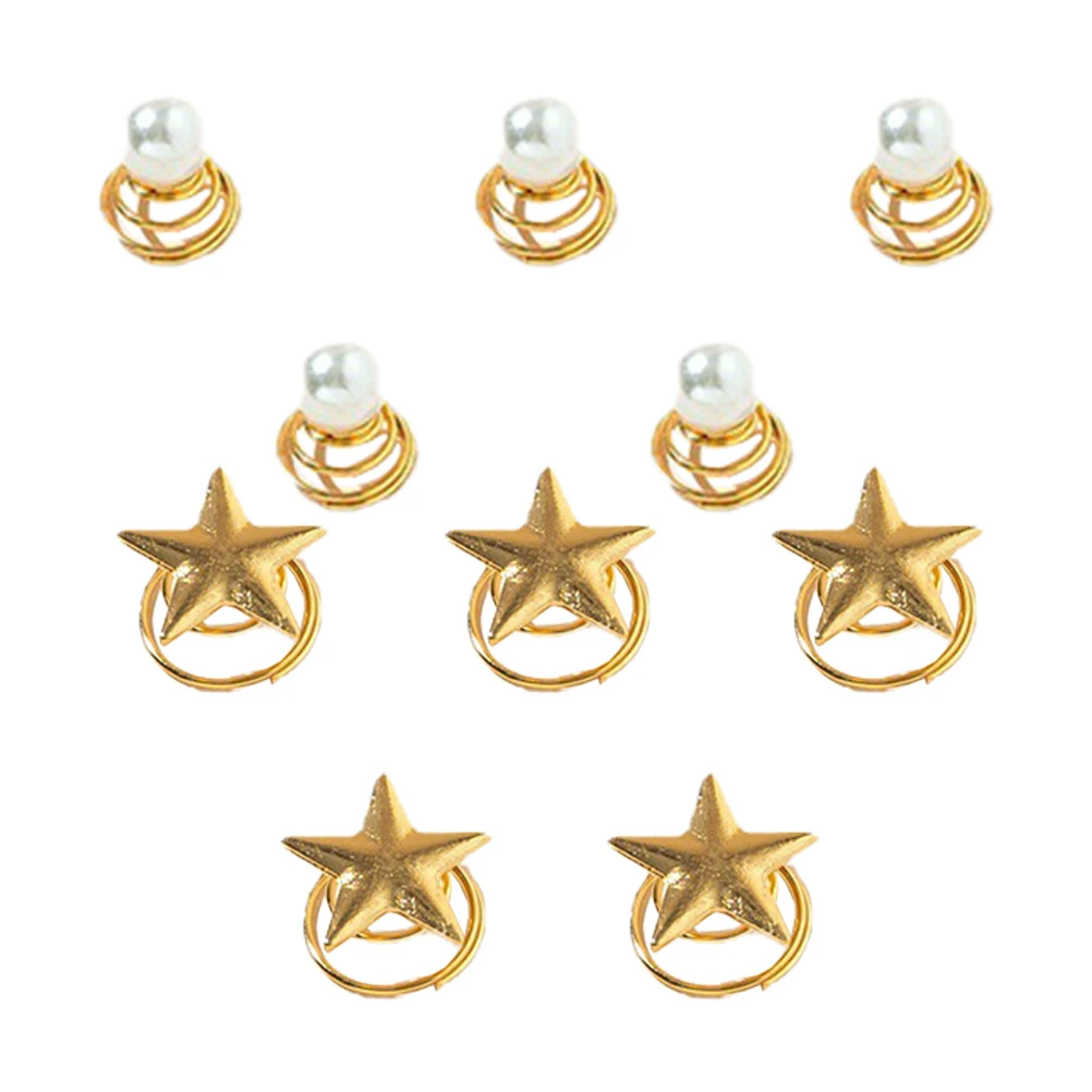 10 Pcs Spiral Hair Clips Lightweight Wedding Hair Accessories Bridal Pearls Firm Hold Easy Storage Durable Alloy
10 Pcs Spiral Hair Clips Lightweight Wedding Hair Accessories Bridal Pearls Firm Hold Easy Storage Durable Alloy