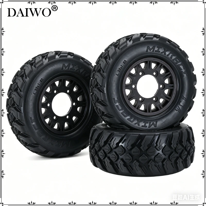 For 1:8 1:10 Traxxas Slash Huanqi 727 Arrma 112mm RC Car Short Course Tires, General Road Upgrade with 12mm/14mm/17mm Adapters
For 1:8 1:10 Traxxas Slash Huanqi 727 Arrma 112mm RC Car Short Course Tires, General Road Upgrade with 12mm/14mm/17mm Adapters