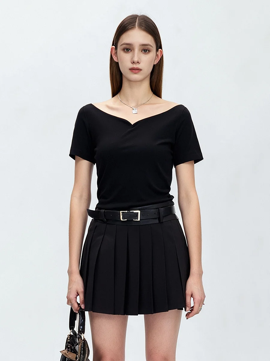 Женская футболка Bla-oulder ort-Sve для похудения, весна-лето, новая модная модель, корейская версия HUAAPPUW
Женская футболка Bla-oulder ort-Sve для похудения, весна-лето, новая модная модель, корейская версия HUAAPPUW