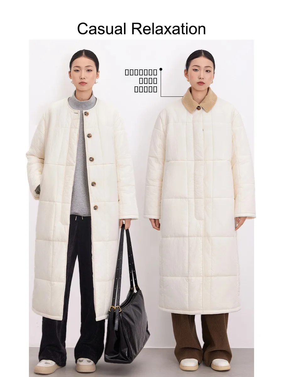 Женское длинное прямое зимнее пальто Thiened Cotton Jaet со съемным воротником, простое повседневное пальто из полиэстера, релаксация
Женское длинное прямое зимнее пальто Thiened Cotton Jaet со съемным воротником, простое повседневное пальто из полиэстера, релаксация