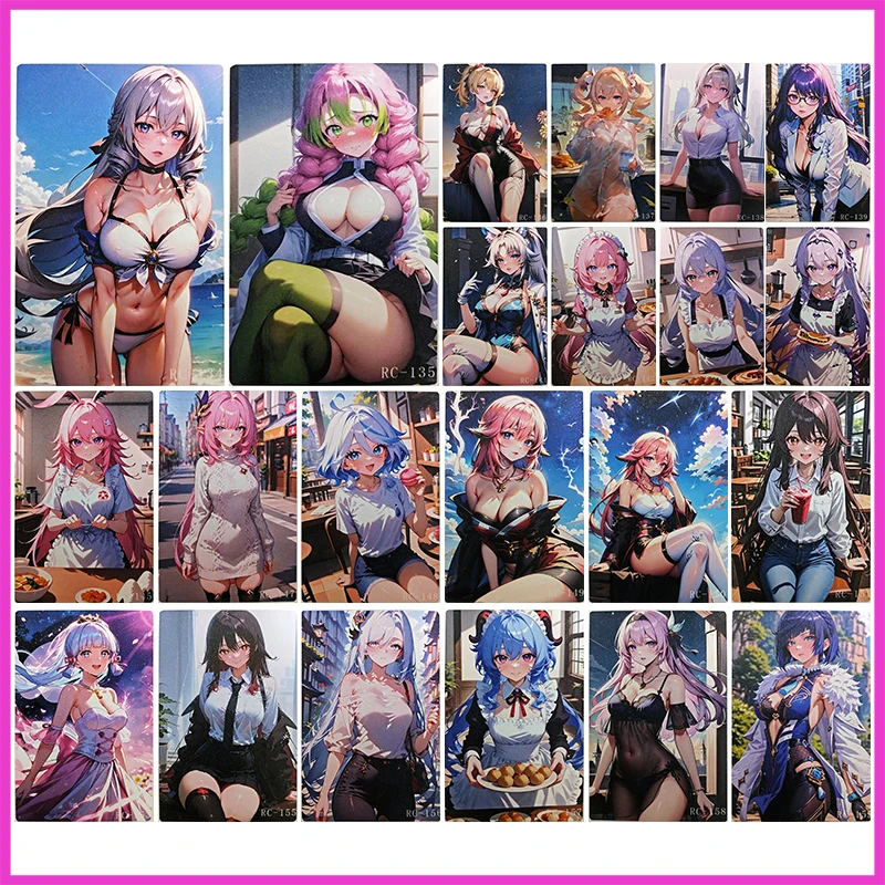 Anime Goddess Story Rare A6 Size RC Collectible Card Firefly Mitsuri Yoimiya Raiden Shogun Hu Tao Toys for boys Birthday Present
Anime Goddess Story Rare A6 Size RC Collectible Card Firefly Mitsuri Yoimiya Raiden Shogun Hu Tao Toys for boys Birthday Present