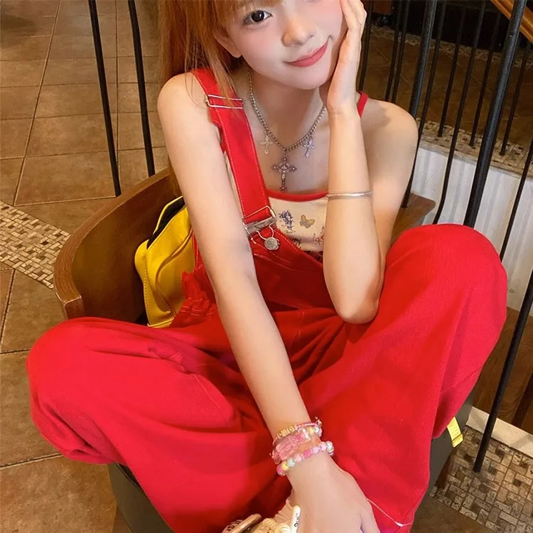 Spring Autumn Loose Women's Denim Overalls Vintage Yellow Straight Leg Pants High Waist Cotton Blend Medium Stretch Jeans
Spring Autumn Loose Women's Denim Overalls Vintage Yellow Straight Leg Pants High Waist Cotton Blend Medium Stretch Jeans