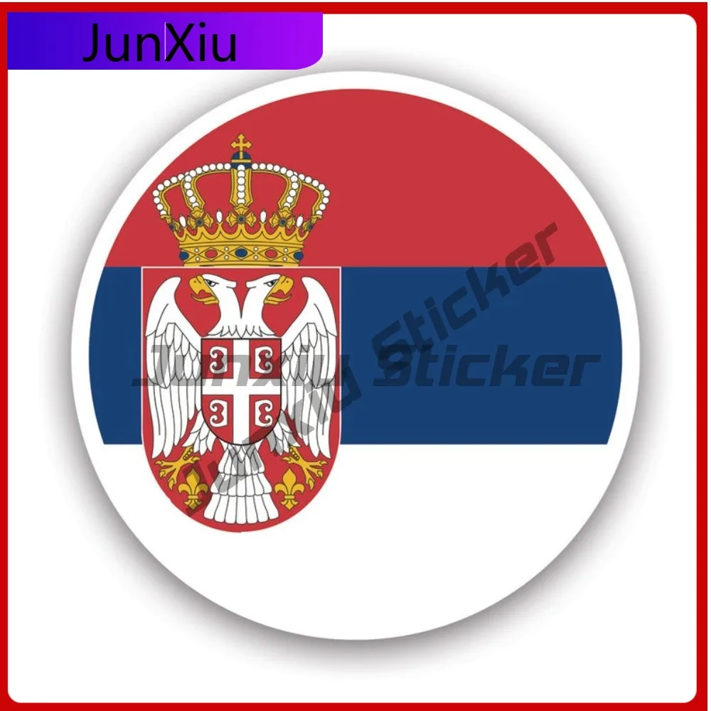 Round Serbian Flag Stickerwaterproof Outdoor Decalsserbia Cute Bumper Waterproof Vinyl Decal For Motorcycle Helmet High Quality
Round Serbian Flag Stickerwaterproof Outdoor Decalsserbia Cute Bumper Waterproof Vinyl Decal For Motorcycle Helmet High Quality