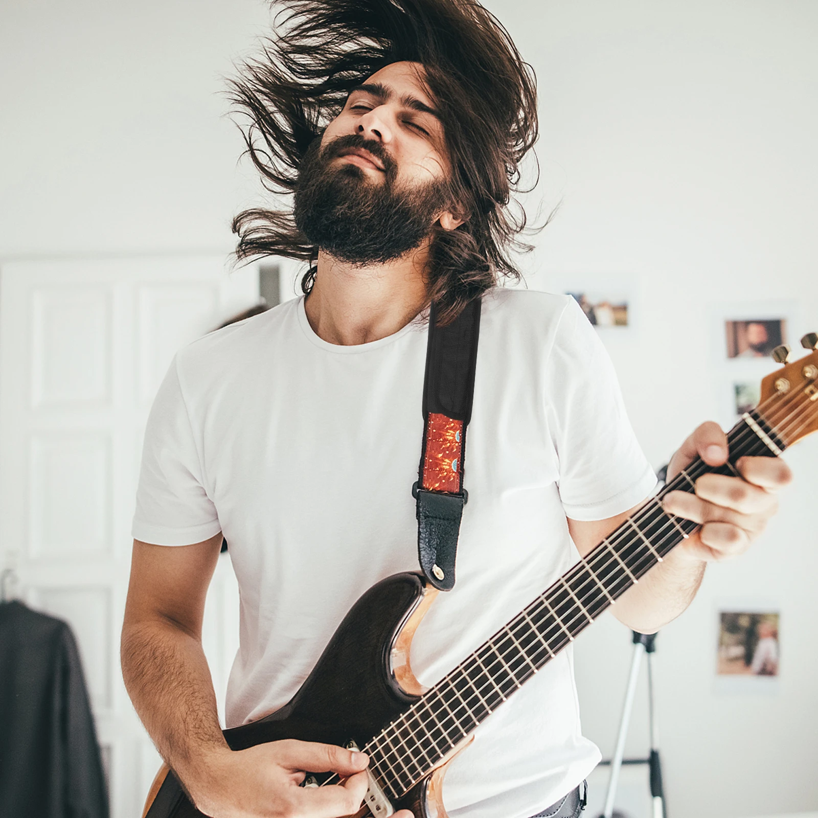 Guitar Strap Pad Shoulder Cushion Bag Backpack Straps Accessories Child Decompression Comfortable Wear Resistant 
Guitar Strap Pad Shoulder Cushion Bag Backpack Straps Accessories Child Decompression Comfortable Wear Resistant