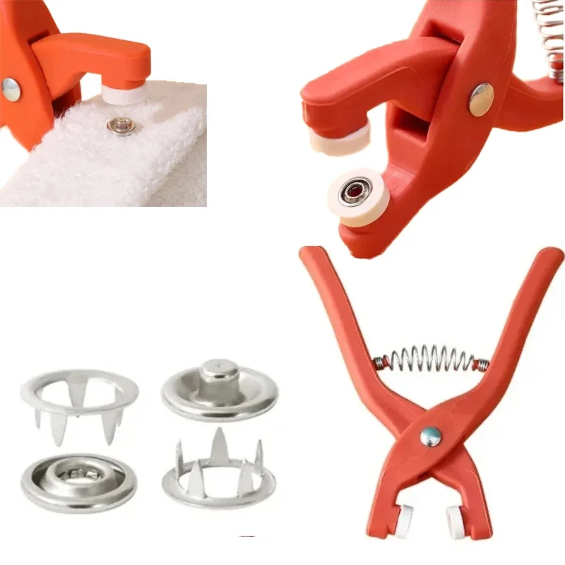 Plier Tool Metal Sewing Buttons Hollow Solid Five-claw Buckle Metal Snap Buttons for Installing Clothes DIY Craft
Plier Tool Metal Sewing Buttons Hollow Solid Five-claw Buckle Metal Snap Buttons for Installing Clothes DIY Craft