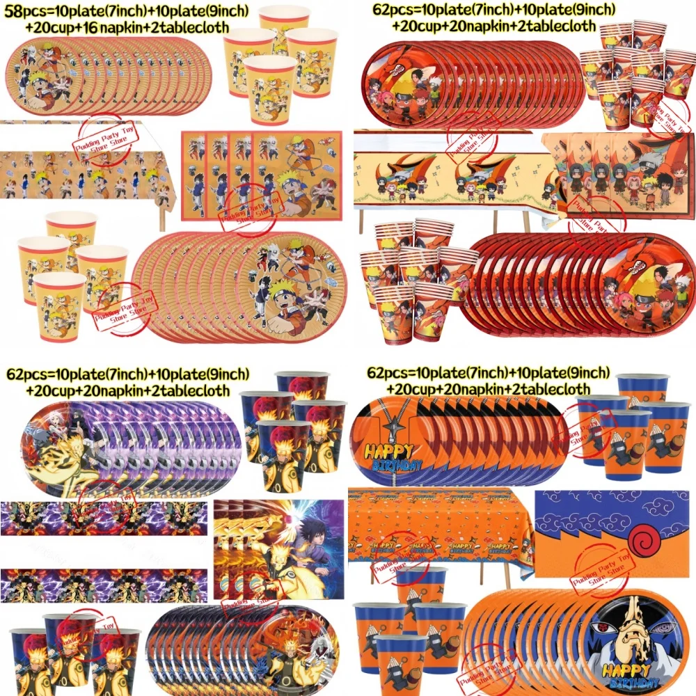 Narutoed Tableware Set Birthday Party Decoration Cute Tableware Cup Plate Tablecloth napkinBanner Event Accessories Party Gifts
Narutoed Tableware Set Birthday Party Decoration Cute Tableware Cup Plate Tablecloth napkinBanner Event Accessories Party Gifts