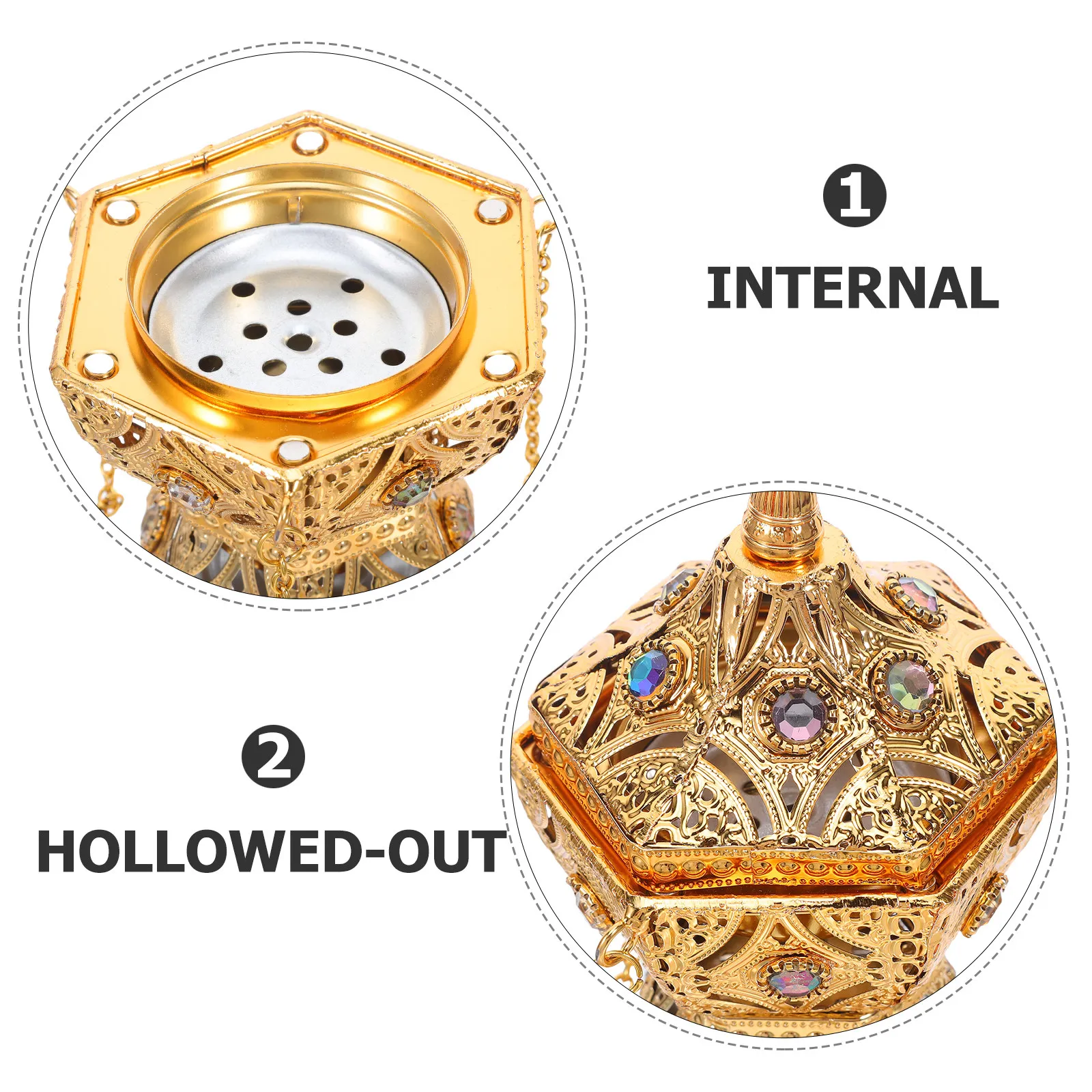 Vintage Incense Burner with Chain Hanging Cross Incense Censer Aromatherapy Ornament for Spiritual Room Decor Meditation Church
Vintage Incense Burner with Chain Hanging Cross Incense Censer Aromatherapy Ornament for Spiritual Room Decor Meditation Church