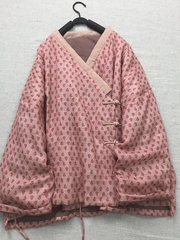 Women's Thin Cotton Jaet Autumn Winter Vintage Print Cotton Linen Coat Button Closure V Ne Long Sve Loose Fit Outerwear
Women's Thin Cotton Jaet Autumn Winter Vintage Print Cotton Linen Coat Button Closure V Ne Long Sve Loose Fit Outerwear