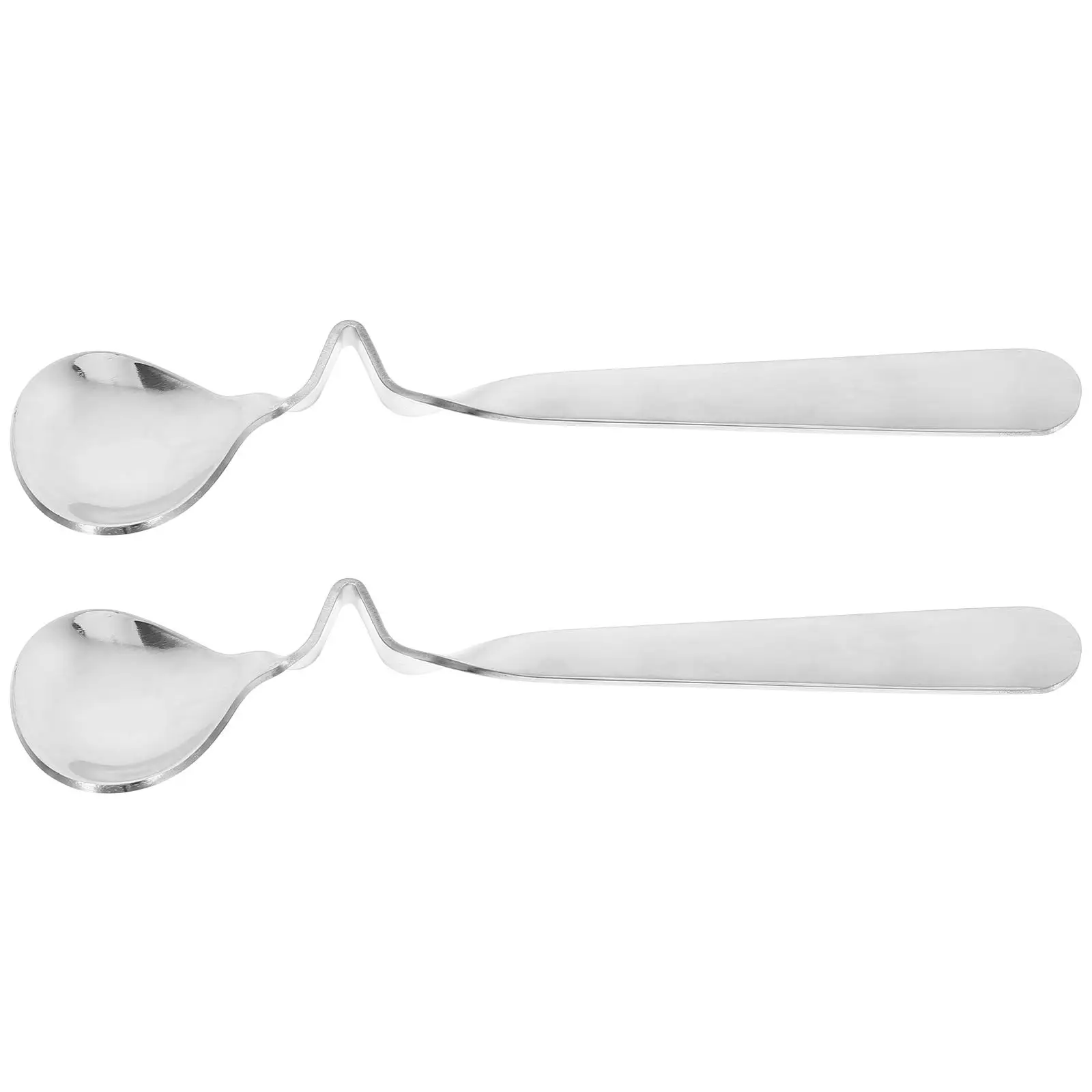 2PCS Stainless Steel Honey Spoons Seasoning Teaspoons Curved Handle Mixing Spoon for Jam Coffee Syrup Yogurt Kitchen Barware Set
2PCS Stainless Steel Honey Spoons Seasoning Teaspoons Curved Handle Mixing Spoon for Jam Coffee Syrup Yogurt Kitchen Barware Set