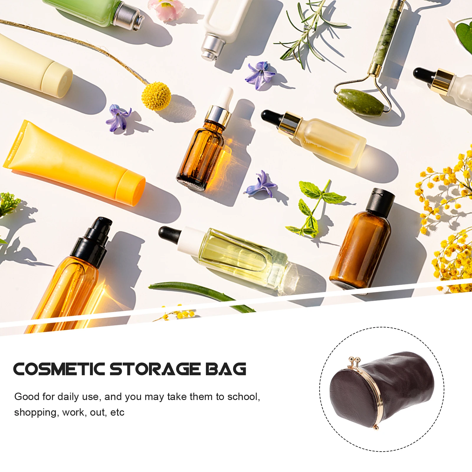 Mini Bag Portable Makeup Pouch Small Size For Lipstick Coins Storage Color Retro Style Mirror Included
Mini Bag Portable Makeup Pouch Small Size For Lipstick Coins Storage Color Retro Style Mirror Included