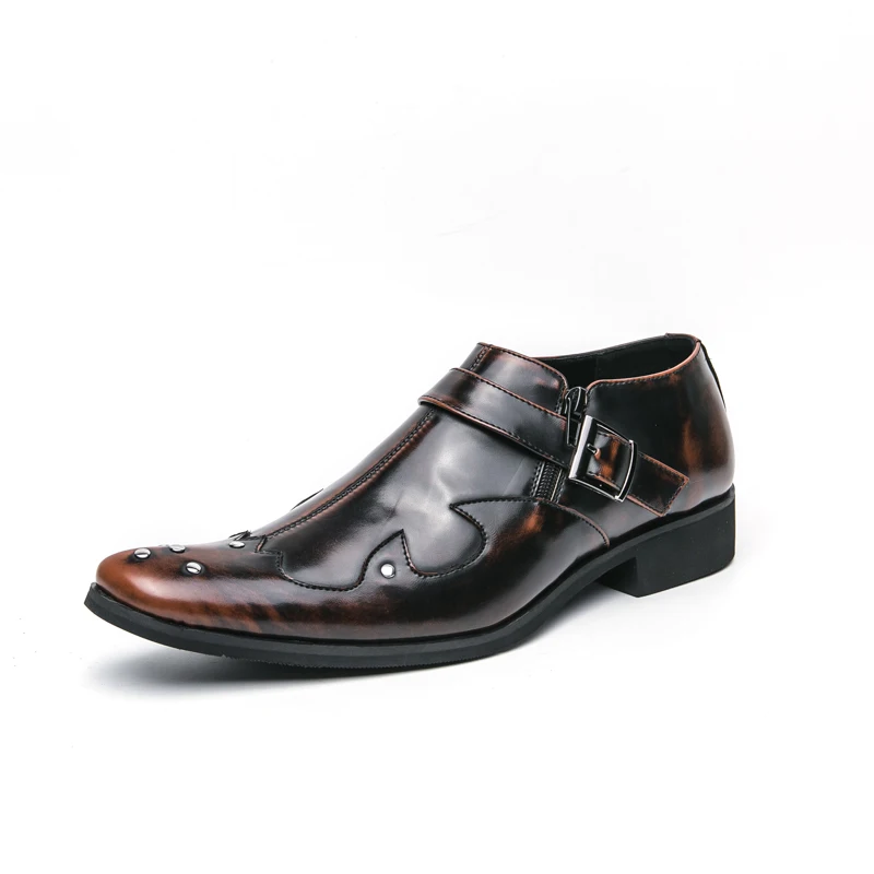 2026New fashing Men's Banquet Formal Shoes Retro Brown Groom's Wedding Pointed Shoes Formal Occasions Men's Business Shoes
2026New fashing Men's Banquet Formal Shoes Retro Brown Groom's Wedding Pointed Shoes Formal Occasions Men's Business Shoes